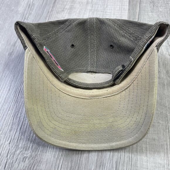 Vintage 1990’s San Antonio Spurs StrapBack Hat by ANNCO Tan RARE NOS - Picture 5 of 9